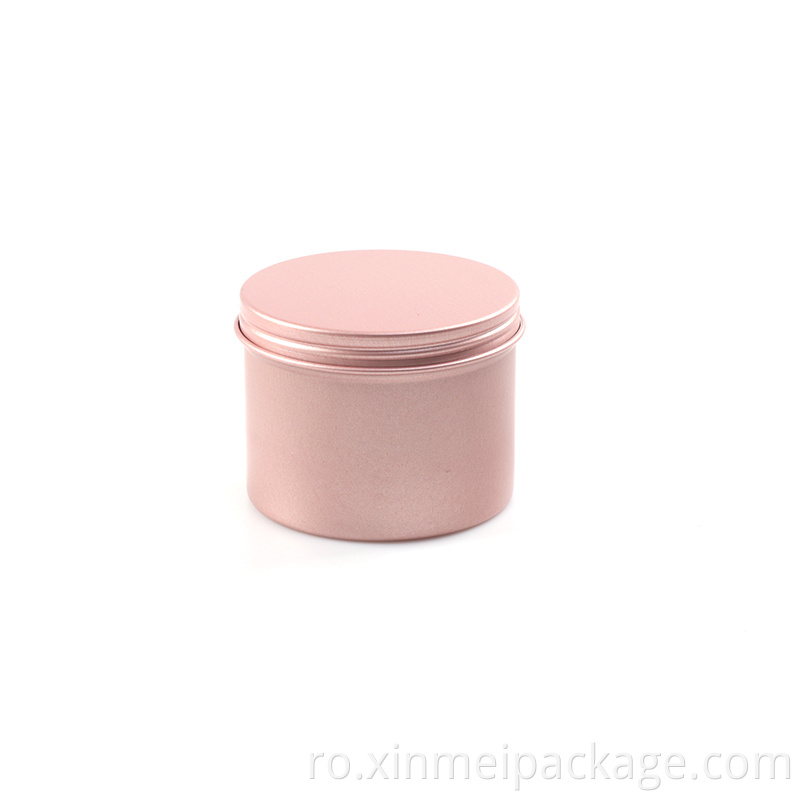 candle tin can pink